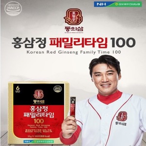 동의삼  홍삼정 패밀리타임100 (10g x 100포) (쇼핑백포함)